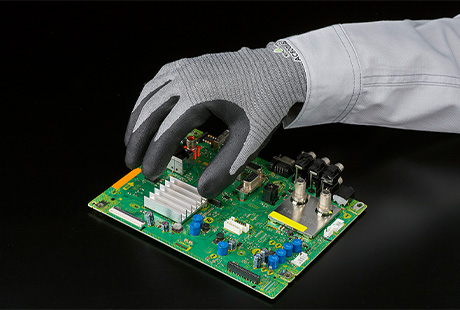 AC800 制電フォルテックスニトリルパーム手袋
