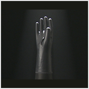 塩化ビニル樹脂製手袋（厚手）開発