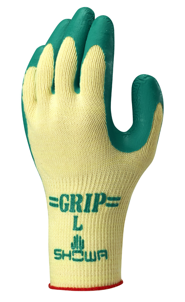 いいスタイル 業務用40セット ショーワ 手袋グリップソフト 5双 パックグリーン M 21