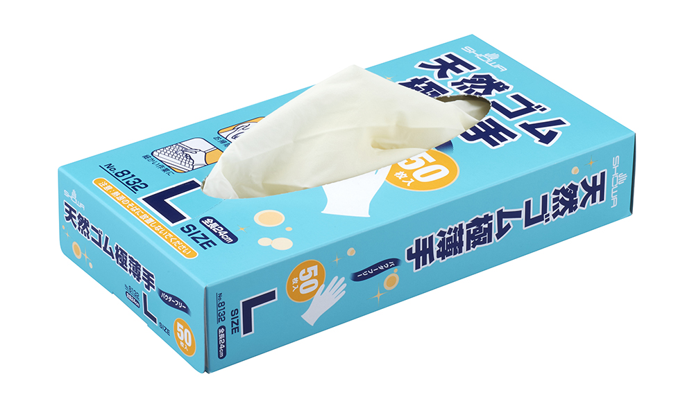天然ゴム極薄手 50枚入 | SHOWA 天然ゴム極薄手 50枚入 | SHOWA