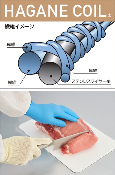 優れた耐切創性