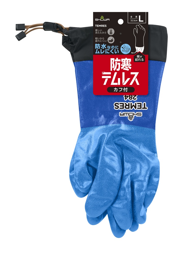 SHOWA GLOVE - 防寒テムレス M ブルー8個セット ショーワグローブ ショーワグローブ 防寒テムレス No.282 ブルー