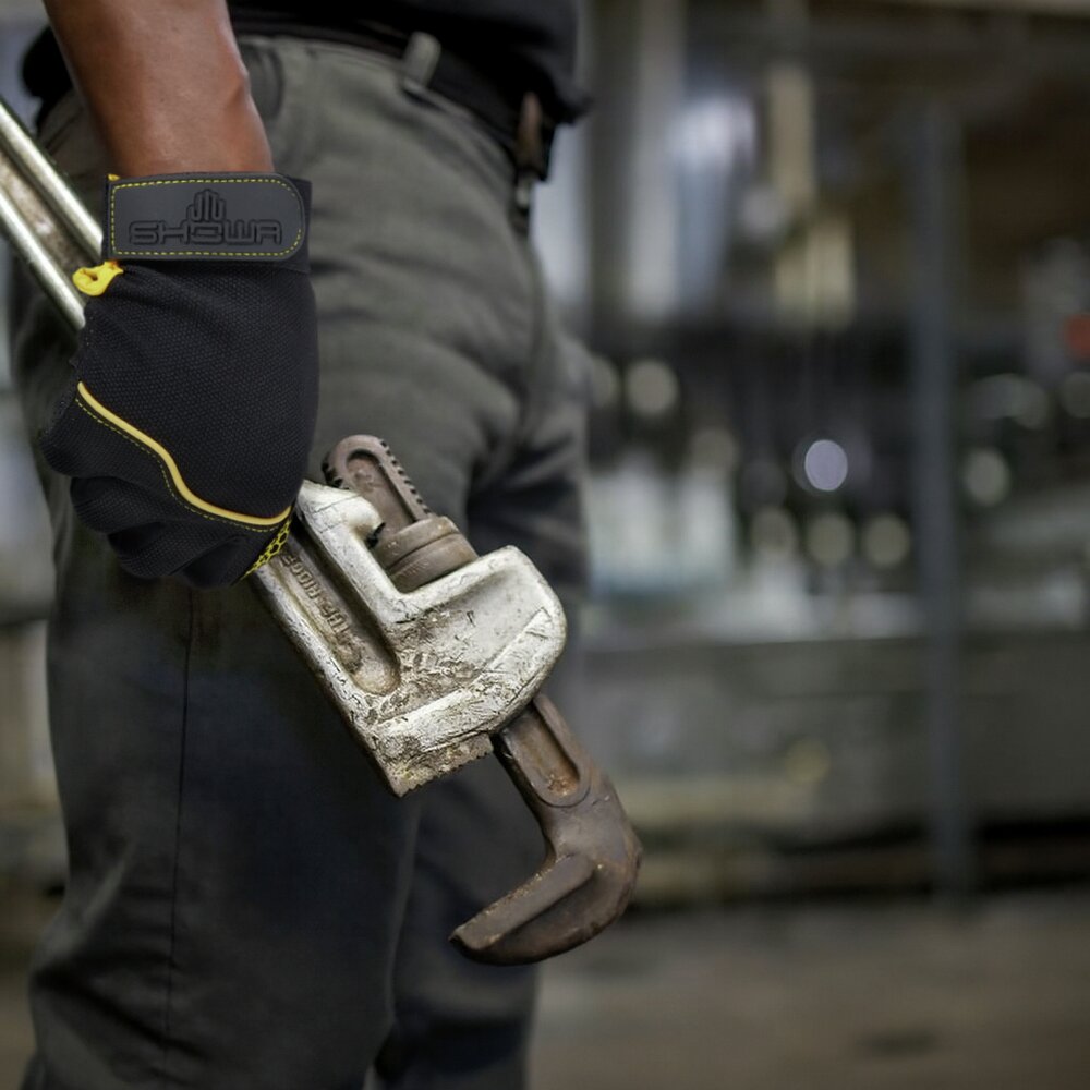 手のひらスベリ止めドット加工