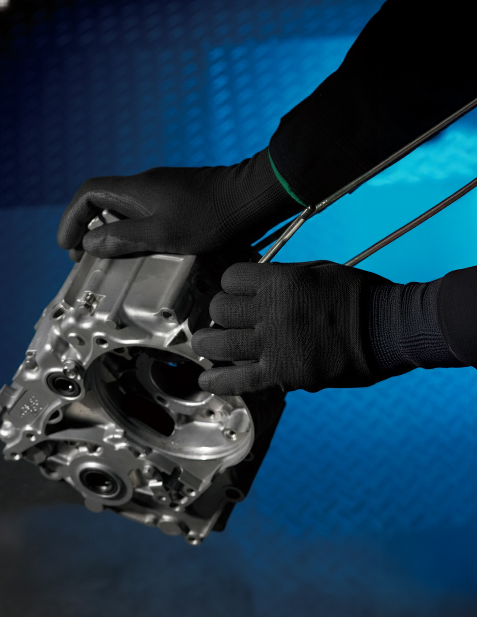 ユース画像（RZ402 ウレタン背抜き手袋 10双入 Blk）