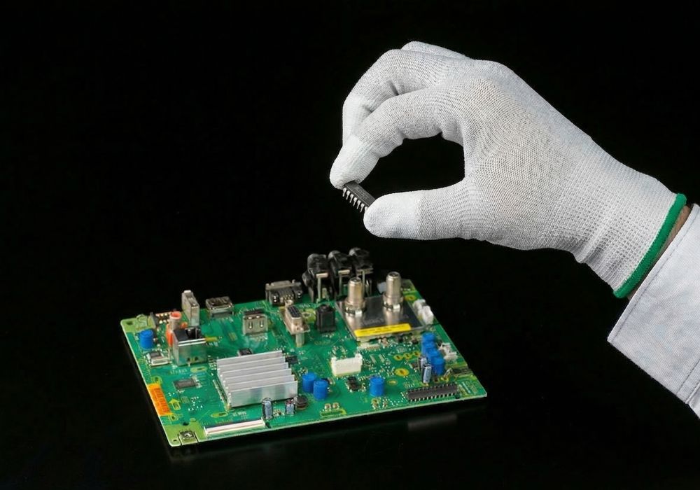 ユース画像（制電ウレタン指先コート手袋 10双入）