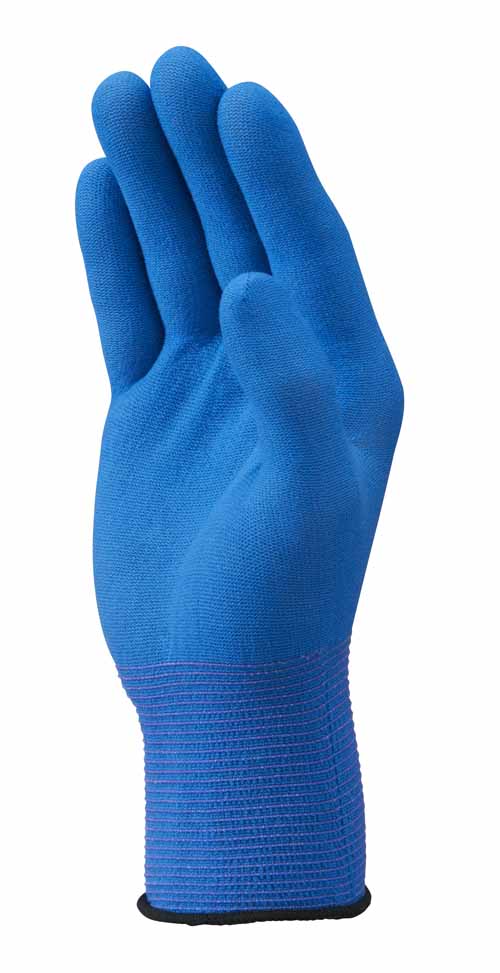  （まとめ）ショーワグローブ B0620EXフィット手袋 L ブルー B0620-LB 1パック(20枚)